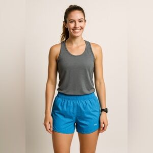 Reebok Blue Lightweight Running Shorts Sz L